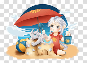 Cartoon Desktop Figurine Computer, Computer transparent background PNG clipart thumbnail