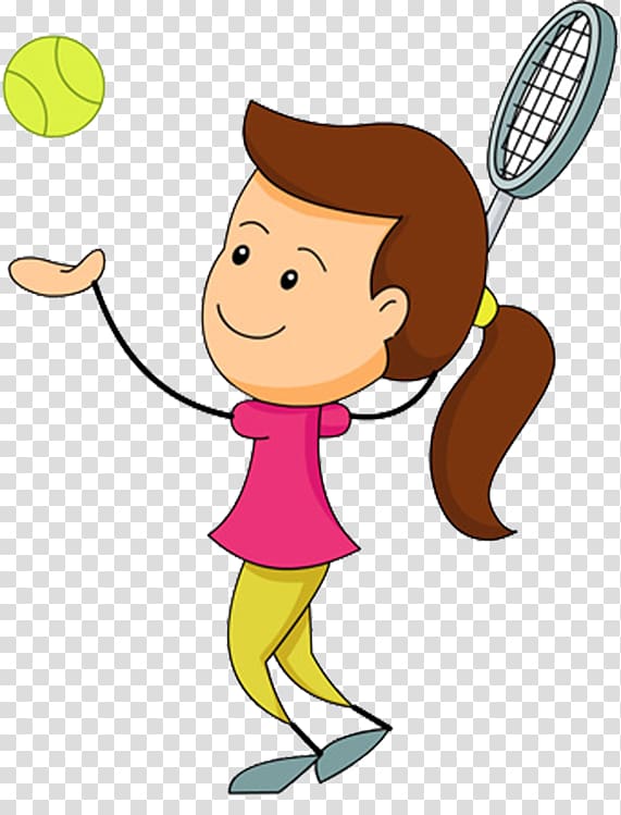 Tennis Balls Backhand , children playing transparent background PNG clipart