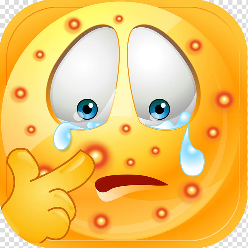 Pimple Acne Emoji Emoticon Smiley, Emoji transparent background PNG clipart
