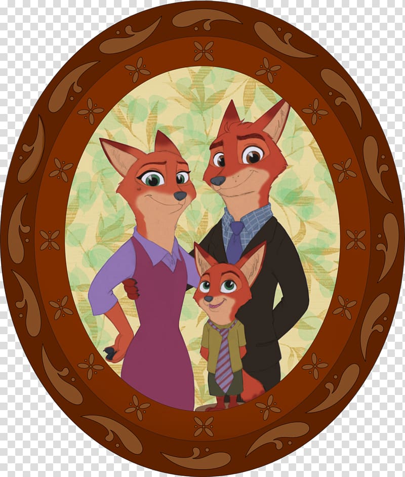 Nick Wilde Lt. Judy Hopps Family Walt Disney Animation Studios Fan art, Family transparent background PNG clipart