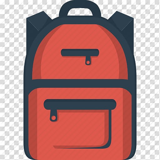 Student With School Bag Png, Transparent Png - kindpng