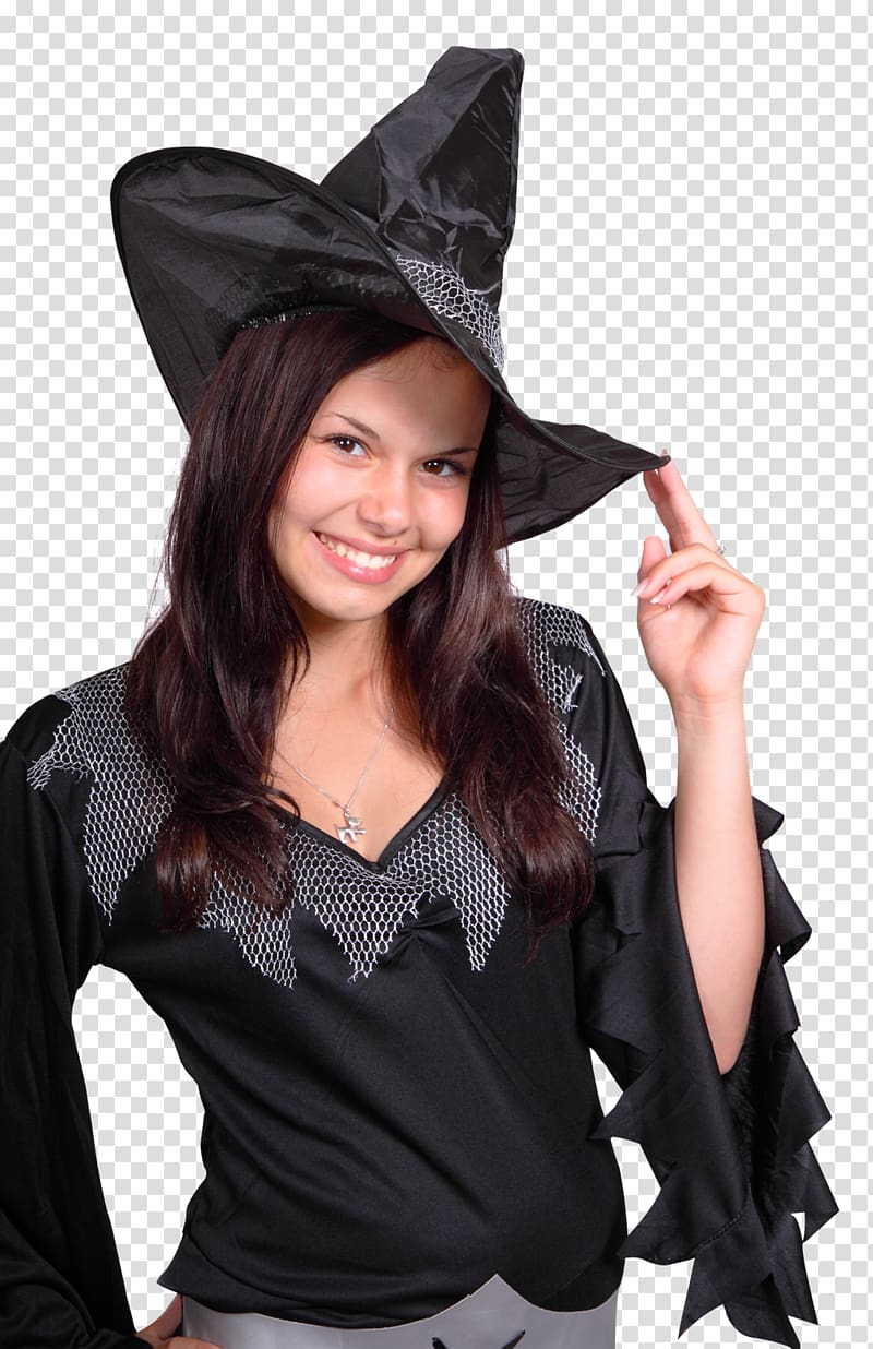 Halloween Witchcraft Gmina Goleszxc3xb3w Jossy Loes, Young Witch Girl On Starry Halloween Night transparent background PNG clipart