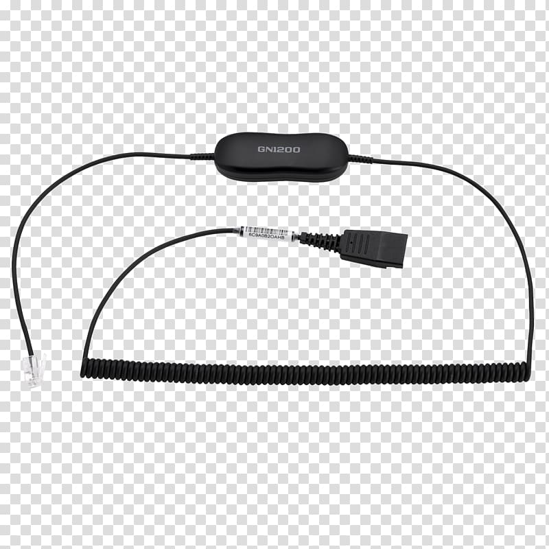Desk phone Cable for Jabra EVOLVE, RJ9 to 3,5 mm jack 88011-100 Mobile Phones Headset Phone connector, others transparent background PNG clipart