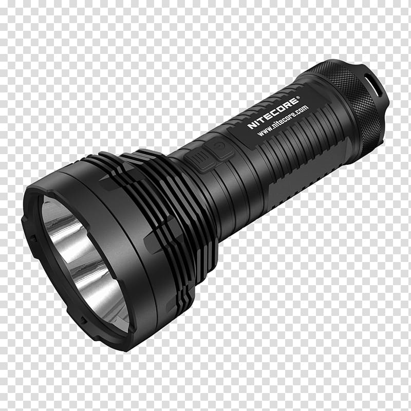 Flashlight Light-emitting diode Lumen Searchlight, Torch transparent background PNG clipart