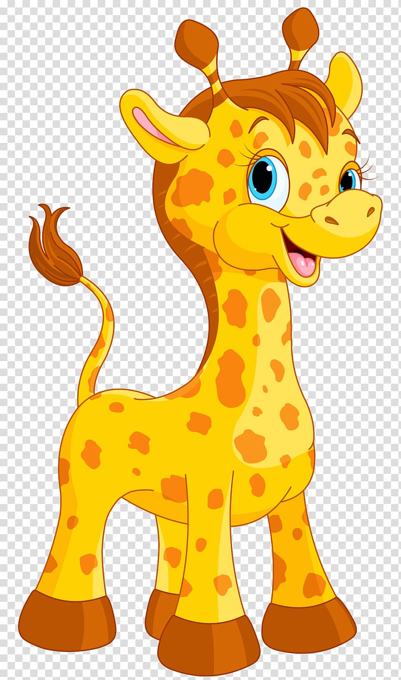 Giraffe Cartoon , Animated Giraffe transparent background PNG clipart