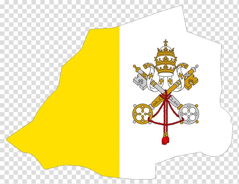 Flag of Vatican City Papal States Coats of arms of the Holy See and Vatican City, Flag transparent background PNG clipart