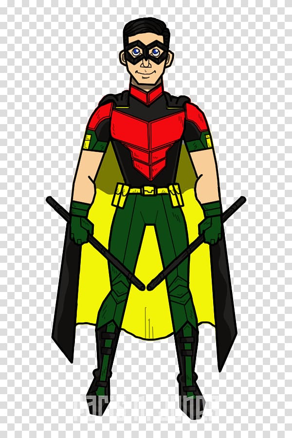 Dick Grayson Robin Superhero Black Canary Tim Drake, robin transparent background PNG clipart