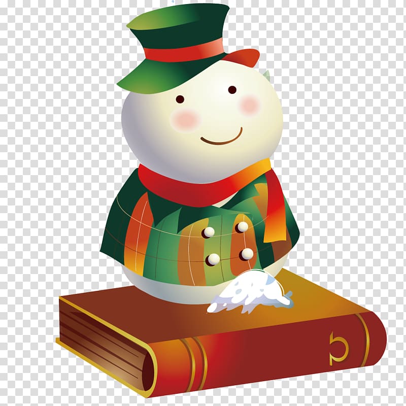 Snowman Hat, Snowman book transparent background PNG clipart