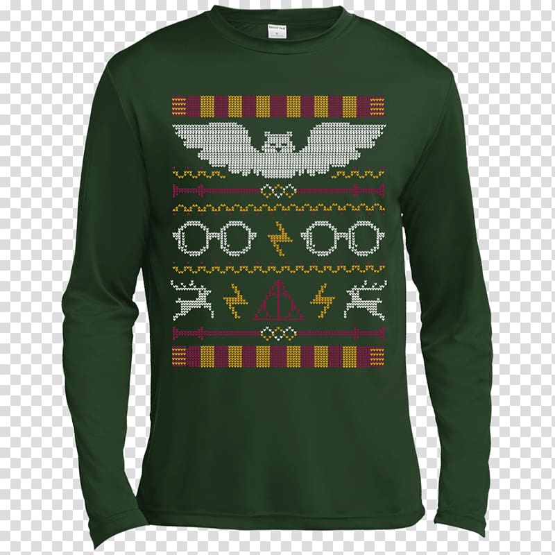 T-shirt Sweater Hoodie Christmas jumper, harry potter ugly christmas sweater transparent background PNG clipart