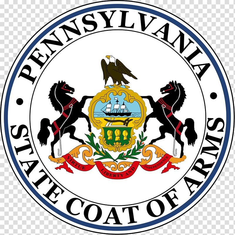 Seal of Pennsylvania Court Flag and coat of arms of Pennsylvania, company seal transparent background PNG clipart