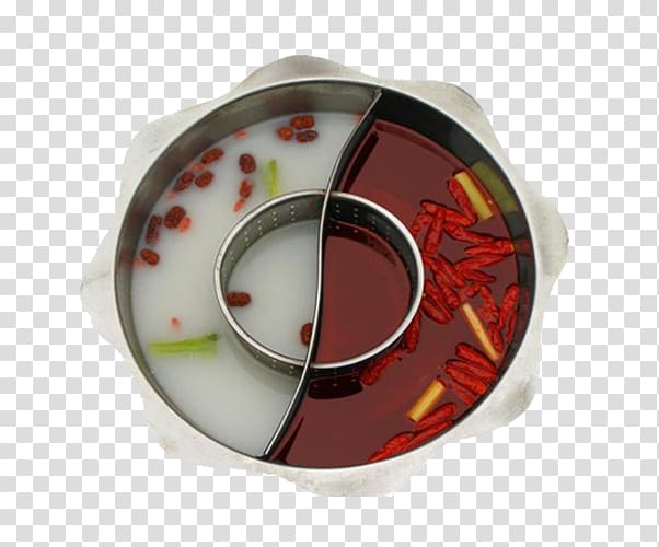 Sichuan Hot pot Ingredient Crock Food, Chongqing duck pot transparent background PNG clipart