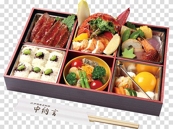 Bento Osechi Makunouchi Ekiben Kansai, Meat Filet transparent background PNG clipart