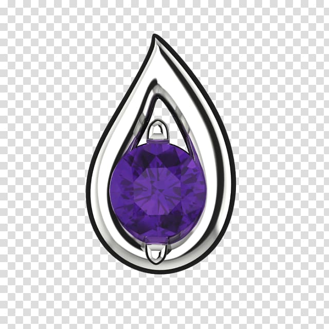 Amethyst Purple Body Jewellery Human body, tear material transparent background PNG clipart