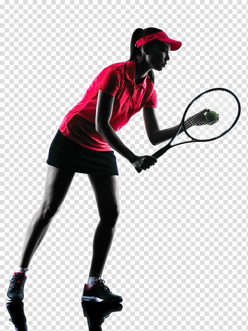 woman playing tennis, Tennis player Sport, Tennis player backlit transparent background PNG clipart
