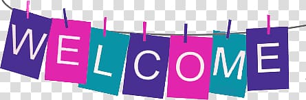 welcome banner , Welcome Banner transparent background PNG clipart