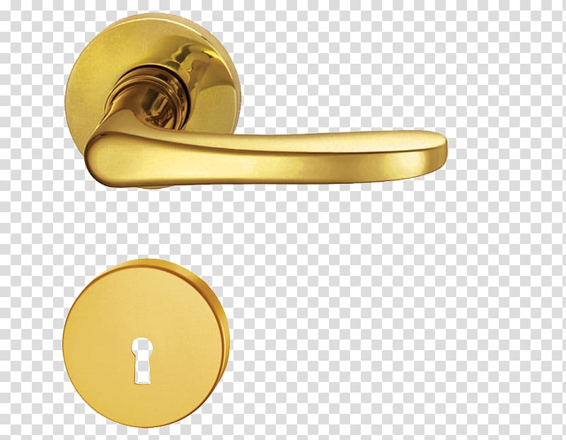 Door handle Window Brass, door transparent background PNG clipart