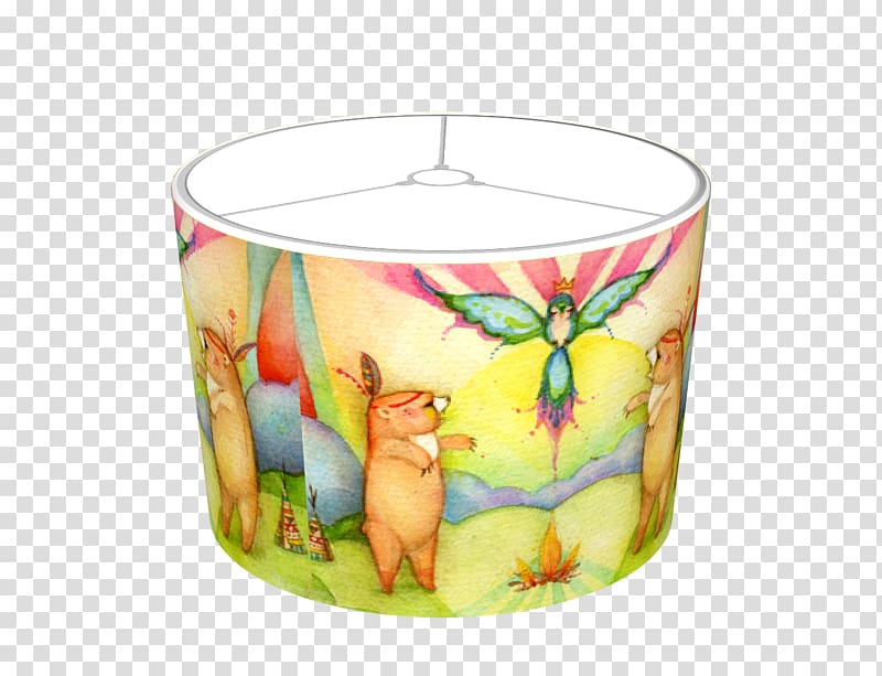 Lamp Shades Lighting Flowerpot Table-glass, Gouache colors transparent background PNG clipart