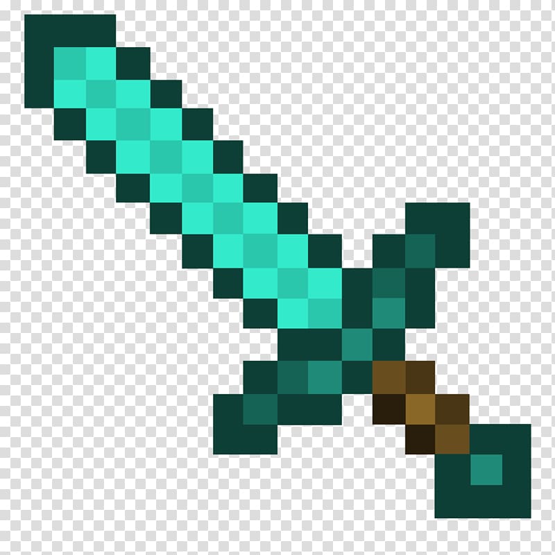 Minecraft Sword Video game Giant Thinkwell, Inc., Emerald transparent background PNG clipart