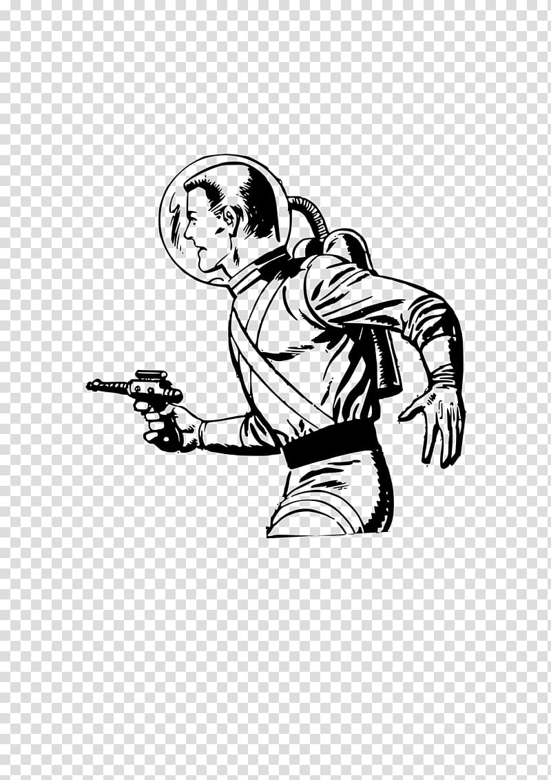 Science Fiction The War of the Worlds Comics, spacesuit transparent background PNG clipart