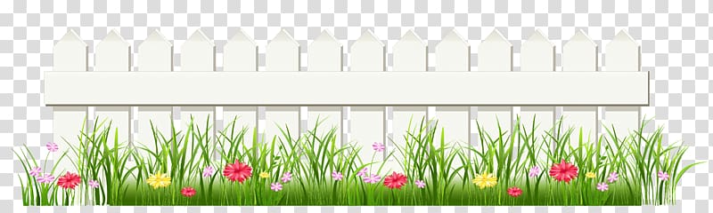 Picket fence Chain-link fencing Flower , Fence transparent background PNG clipart