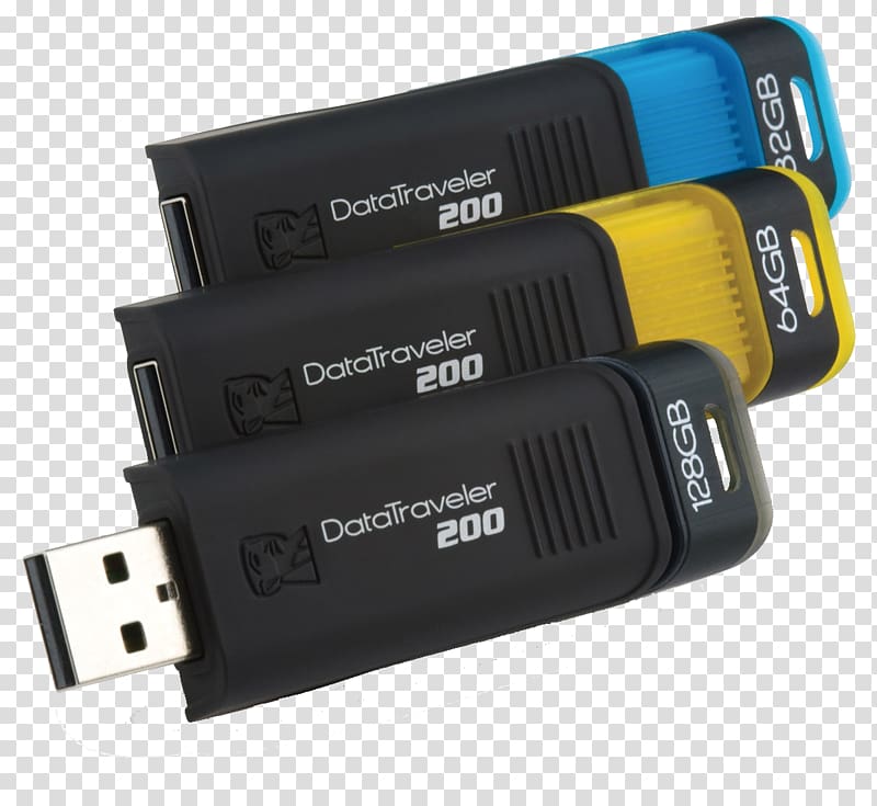 USB Flash Drives Kingston Technology Flash memory Computer data storage, usb flash transparent background PNG clipart