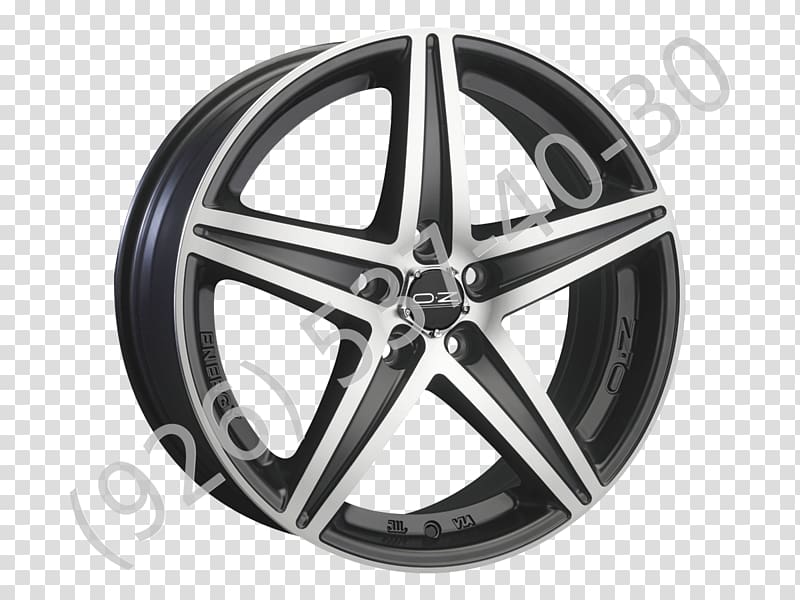 Car OZ Group Alloy wheel, car transparent background PNG clipart