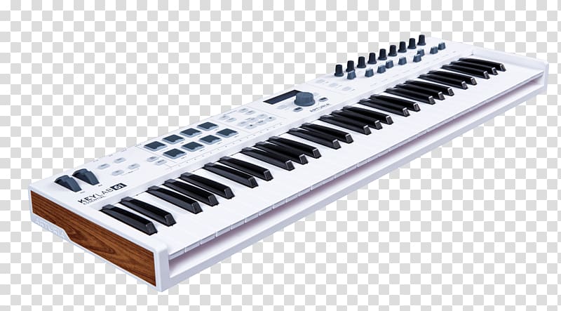 MIDI Controllers Arturia MIDI keyboard Sound Synthesizers, keyboard transparent background PNG clipart