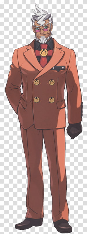 Ace Attorney Wiki - Ace Attorney Trials And Tribulations Edgeworth, HD Png  Download , Transparent Png Image - PNGitem