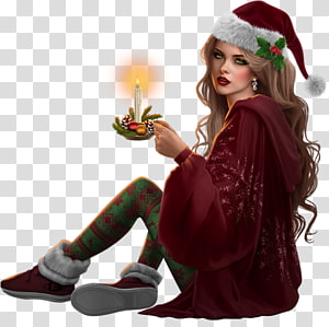 Woman Christmas, anna liwanag transparent background PNG clipart ...