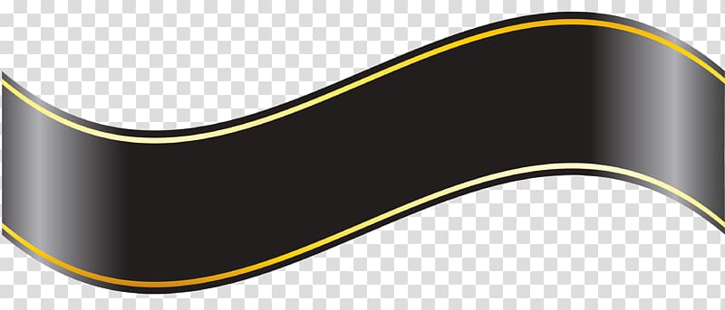 Black ribbon Banner , ribbon transparent background PNG clipart