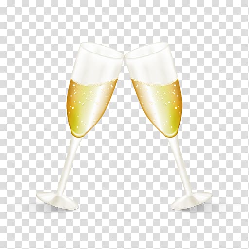 Champagne Cocktail Wine glass, Champagne glasses transparent background PNG clipart