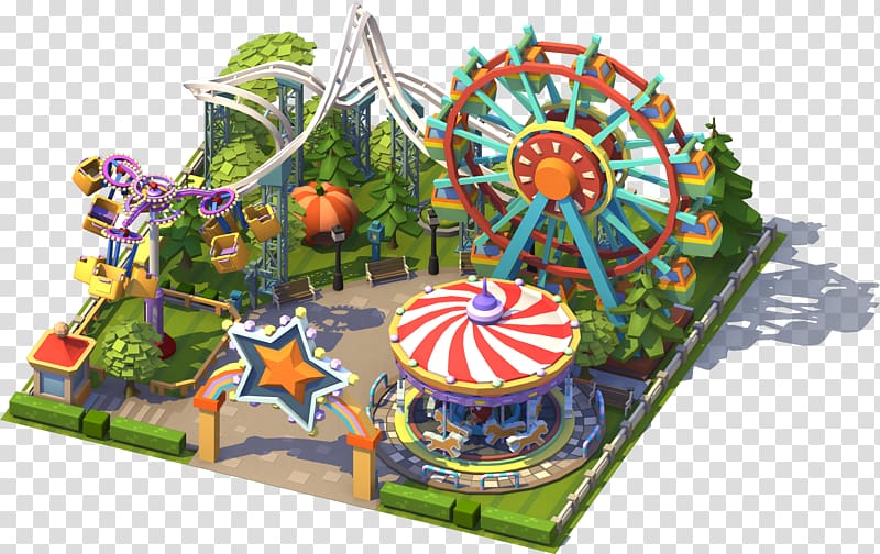 SimCity Social The Sims 3 SimCity 4 The Sims 4, Amusement Park transparent background PNG clipart