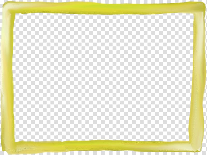 Square Area Yellow, Cartoon Orange Frame transparent background PNG clipart