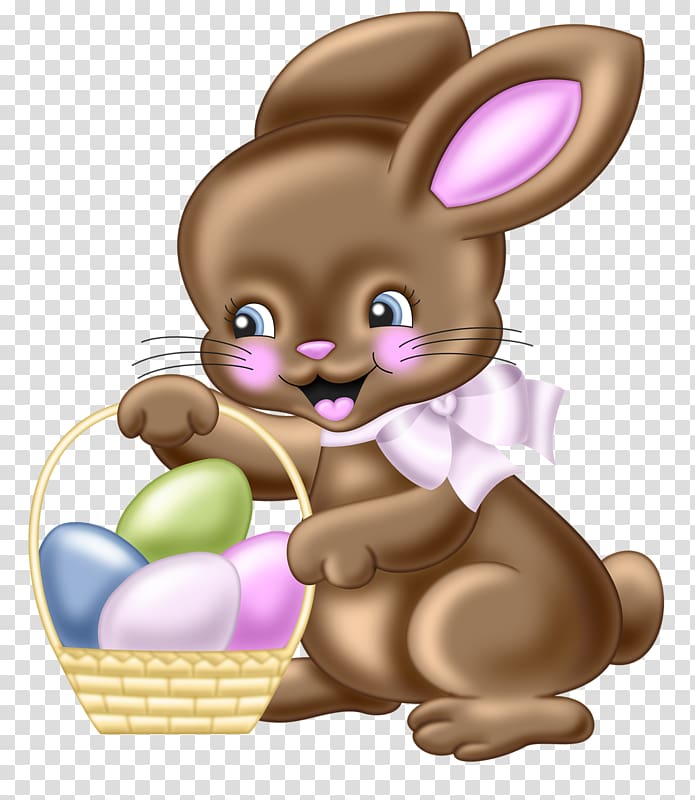 Easter Bunny Rabbit Easter egg Dydd Sul y Pasg, rabbit transparent background PNG clipart