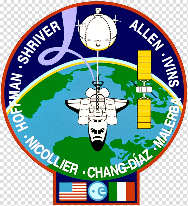 STS-46 Space Shuttle program Kennedy Space Center STS-75 STS-61, patch transparent background PNG clipart