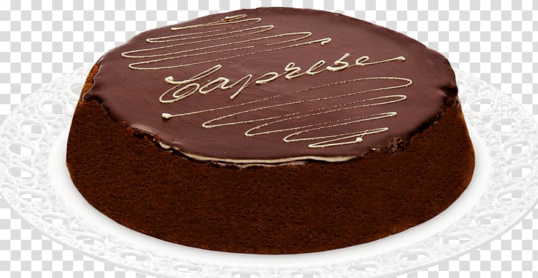 Chocolate cake Sachertorte Prinzregententorte Torta caprese, Torta Caprese transparent background PNG clipart