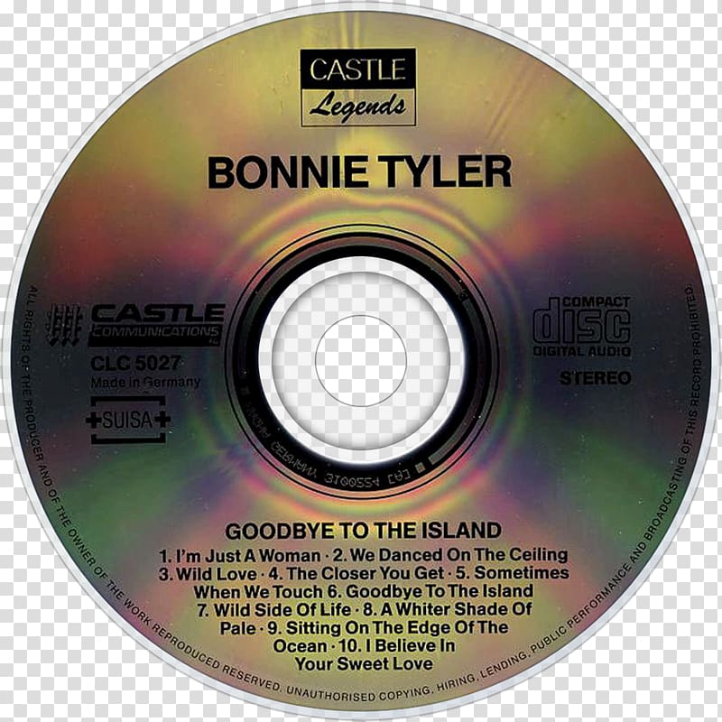 Compact disc Brand Disk storage, Bonnie Tyler transparent background PNG clipart