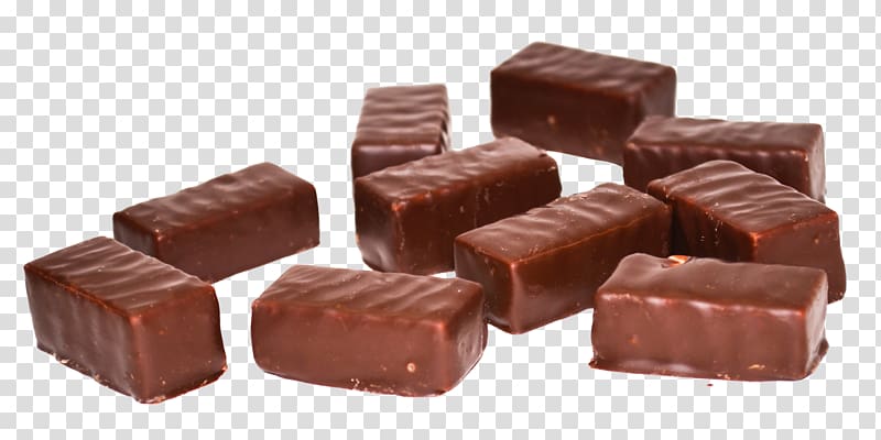 Chocolate bar Fudge Praline, Chocolate transparent background PNG clipart