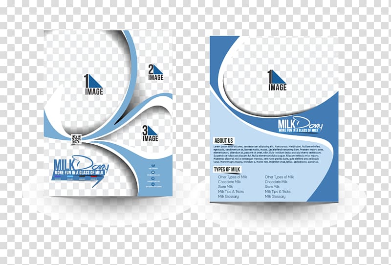 two white-and-blue boxes, Brochure Flyer illustration, Business Background transparent background PNG clipart
