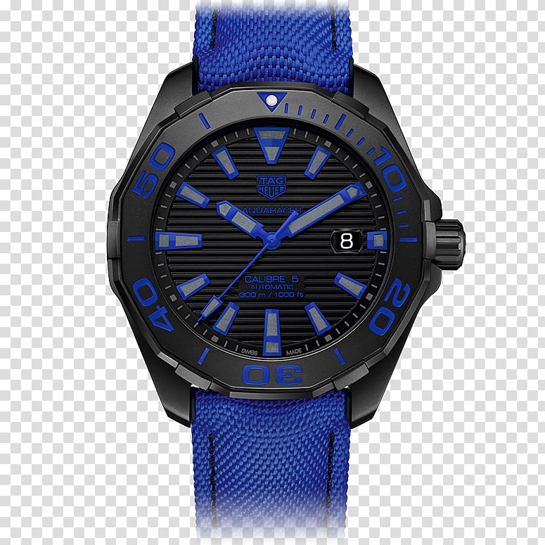 TAG Heuer Aquaracer Calibre 5 TAG Heuer Carrera Calibre 5 Automatic watch, watch transparent background PNG clipart