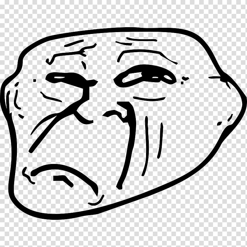 Trollface Internet troll Rage comic Sadness SAD!, why transparent background PNG clipart