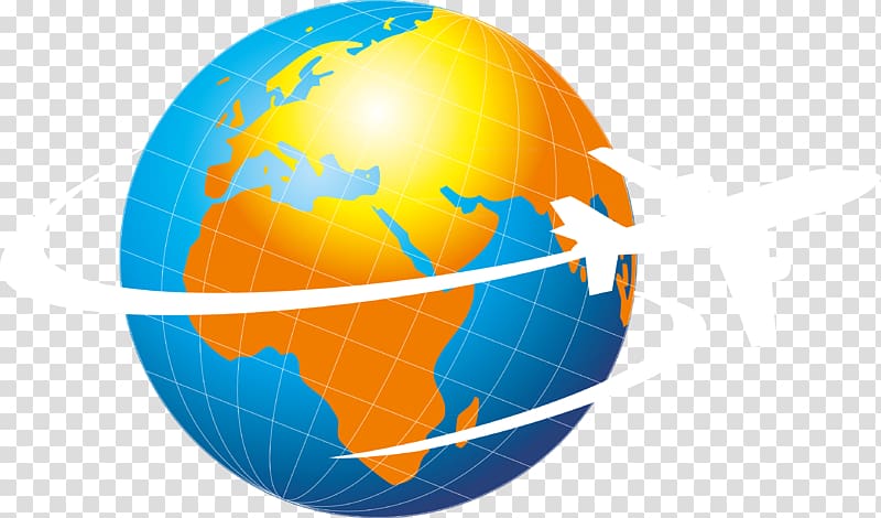 Earth Globe Aircraft , globe transparent background PNG clipart