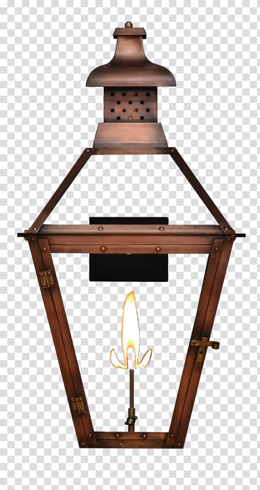 Gas lighting Coppersmith Lantern, light transparent background PNG clipart