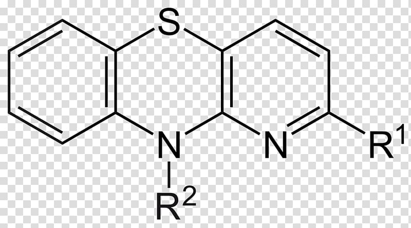 Chlorpromazine Structure Structural formula Chemical compound Drug, Ring System transparent background PNG clipart