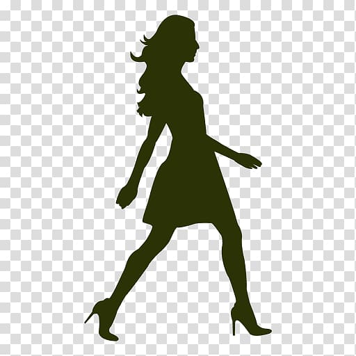 Computer Icons Walking Silhouette Walk cycle , Silhouette transparent  background PNG clipart