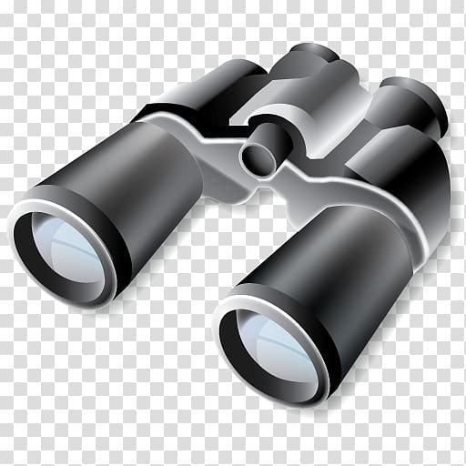 binoculars hardware, Search, gray and black binoculars illustration transparent background PNG clipart