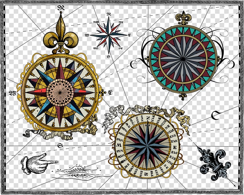 Maritime transport , compass transparent background PNG clipart