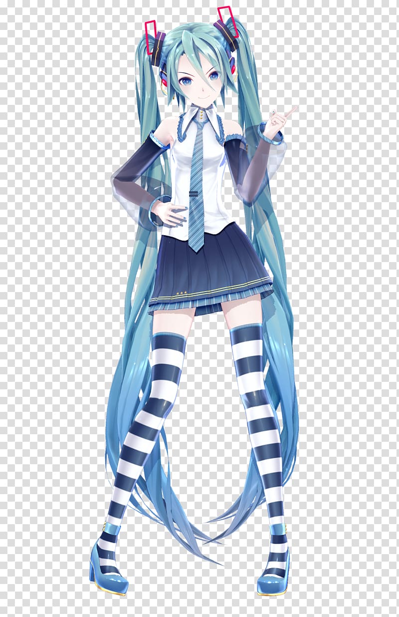 MikuMikuDance Hatsune Miku Vocaloid Aikatsu! Touhou Project, hatsune miku transparent background PNG clipart