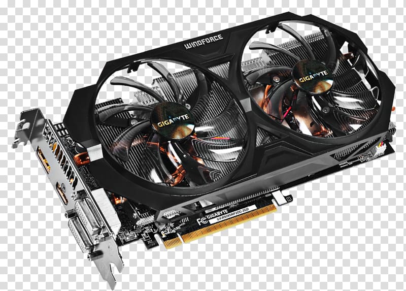 Graphics Cards & Video Adapters GDDR5 SDRAM Gigabyte Technology NVIDIA GeForce GTX 770, Amd Accelerated Processing Unit transparent background PNG clipart
