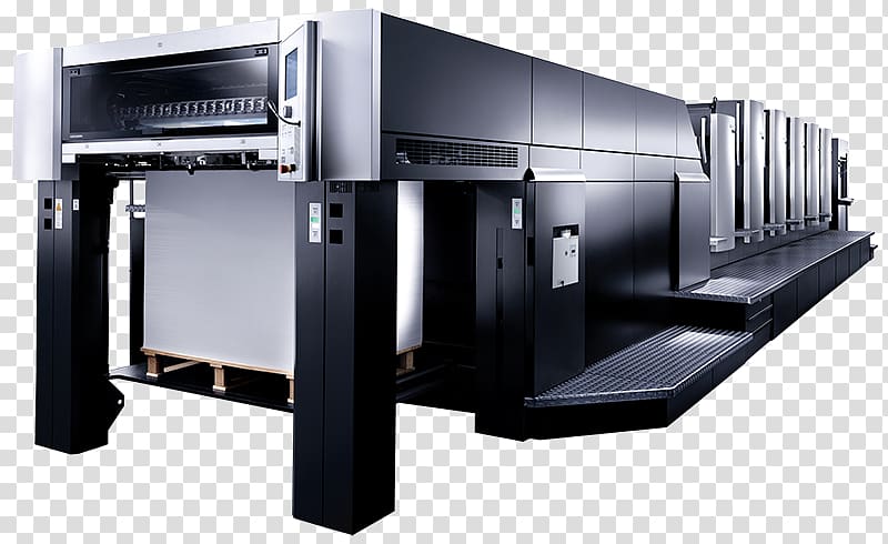 Heidelberger Druckmaschinen Paper Printing press, offset Printing Machine transparent background PNG clipart
